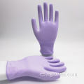 Guantes de examen morado guantes de caja de seguridad púrpura rosa